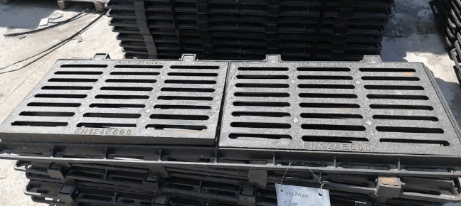 廉江球墨铸铁连体双篦展示